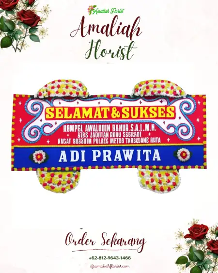 Papan Bunga Ucapan Selamat Pasuluhan