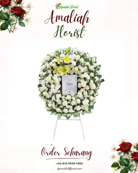 Krans Bunga Duka Pasuluhan